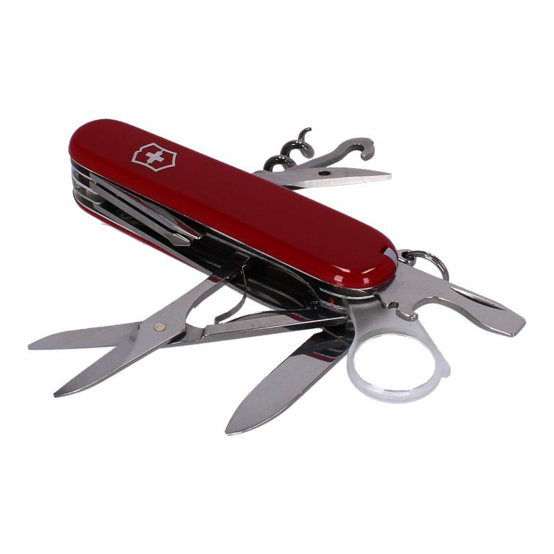 Navaja de bolsillo mediana con lupa con 16 funciones Explorer | Victorinox 1.6703 image number null