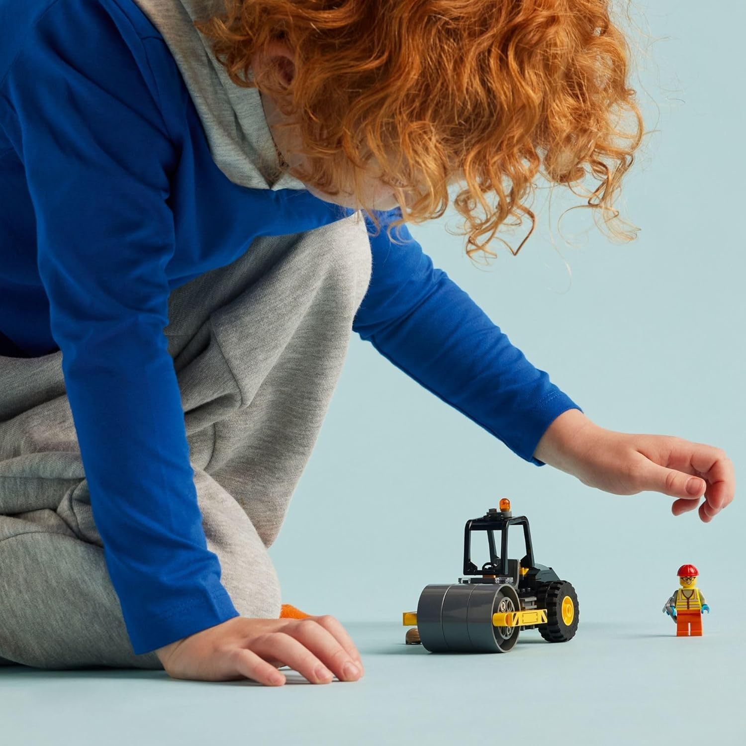 Set LEGO City Aplanadora 60401 78 Piezas COLOR AMARILLO Con Minifigura Desde 5 A&ntilde;os Veh&iacute;culo De Construcci&oacute;n image number null