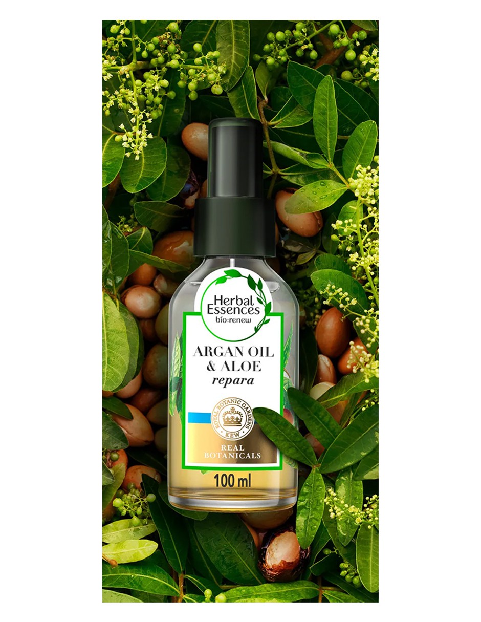 Mezcla de Aceite para el Cabello Herbal Essences Bio:Renew Argan Oil & Aloe 100 ml image number null
