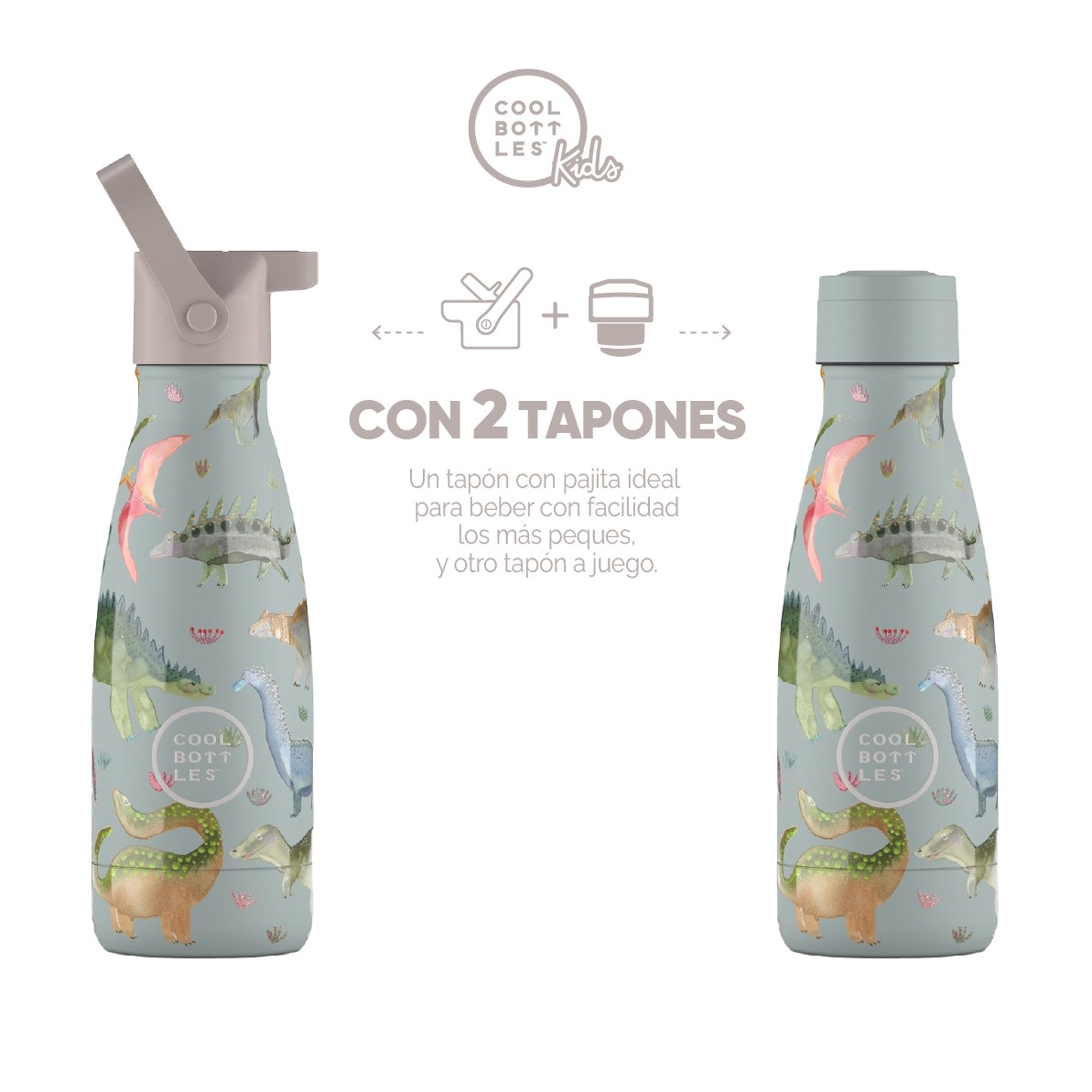 Cool Bottles Botella Termo Infantil Dinos Planet 260ml image number null