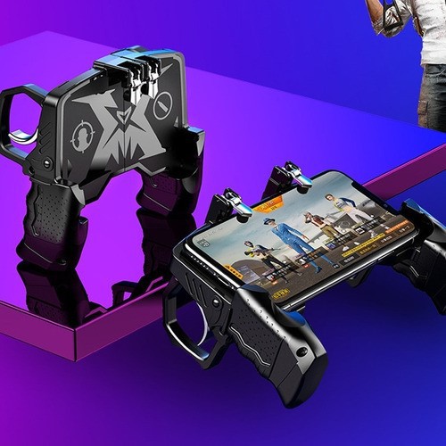 Gamepad Control Para Celular Gatillos Grip K21 Fortnite Pubg image number null