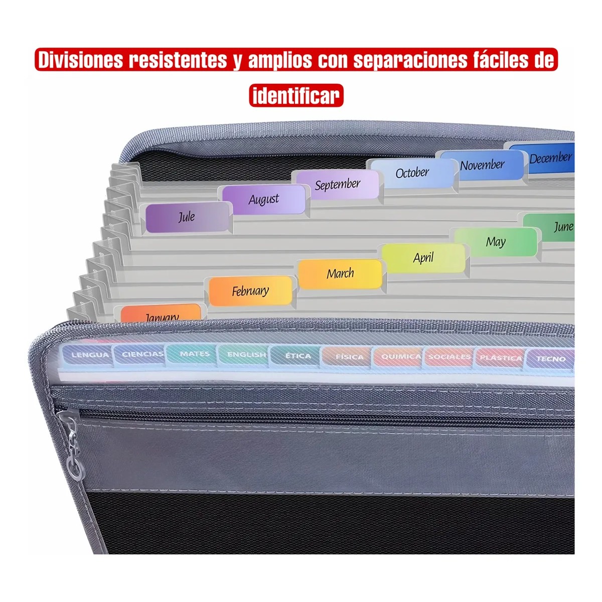 Carpeta Archivero Folder Documentos Legal Ejecutiva Escolar Gris image number null