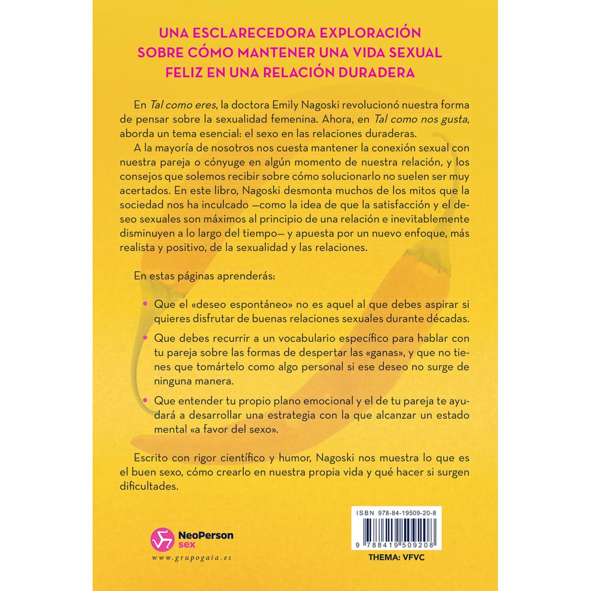 Tal como nos gusta. La ciencia (y el arte) de crear conexiones sexuales duraderas image number null