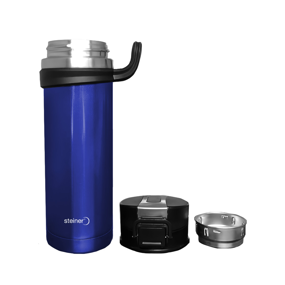 Termo Acero Inoxidable de Doble Pared STEINER 450 ml Color Azul image number null