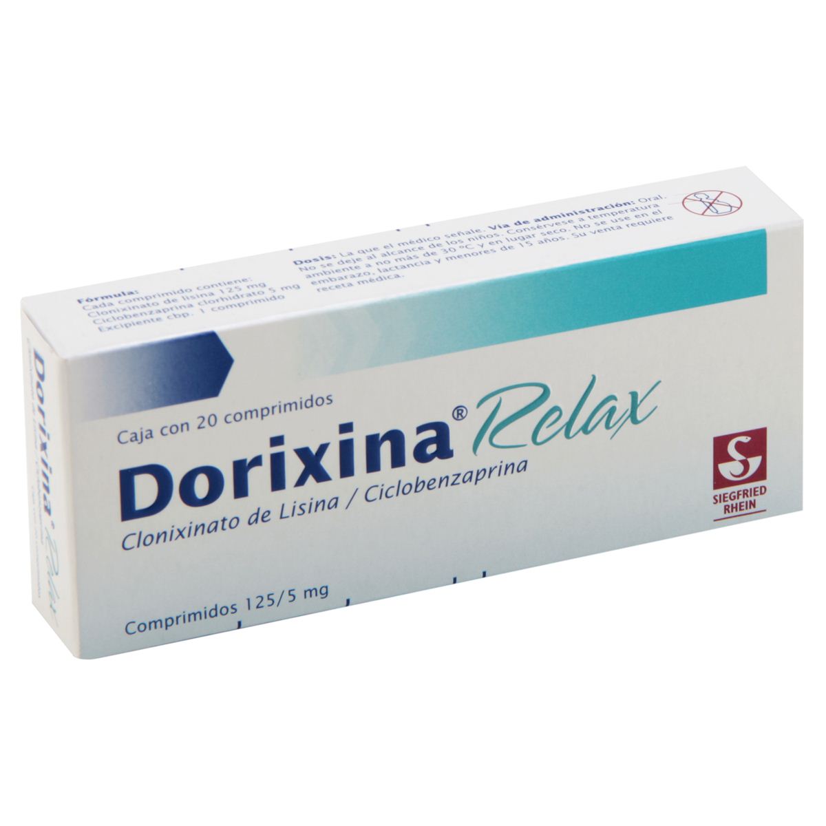 Dorixina Relax T 20 125/5mg image number null