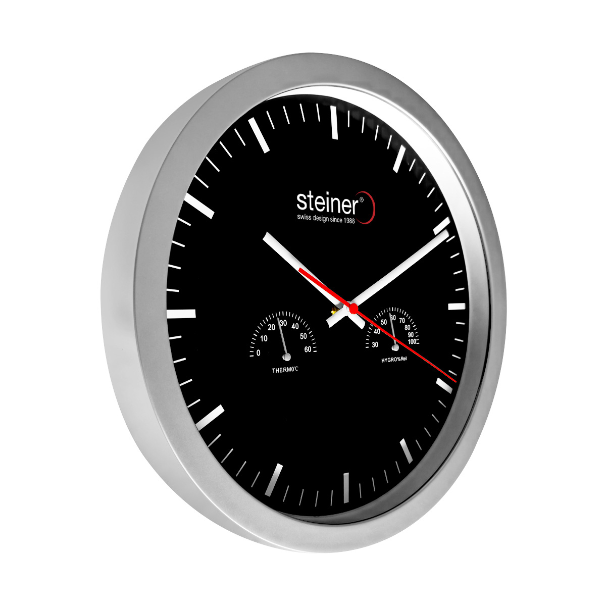 Reloj de Pared Steiner Color Negro STWA25-268BK image number null