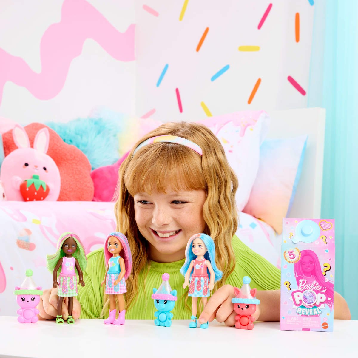 Barbie Pop Reveal Mu&ntilde;eca Batidos Chelsea Sorpresa image number null