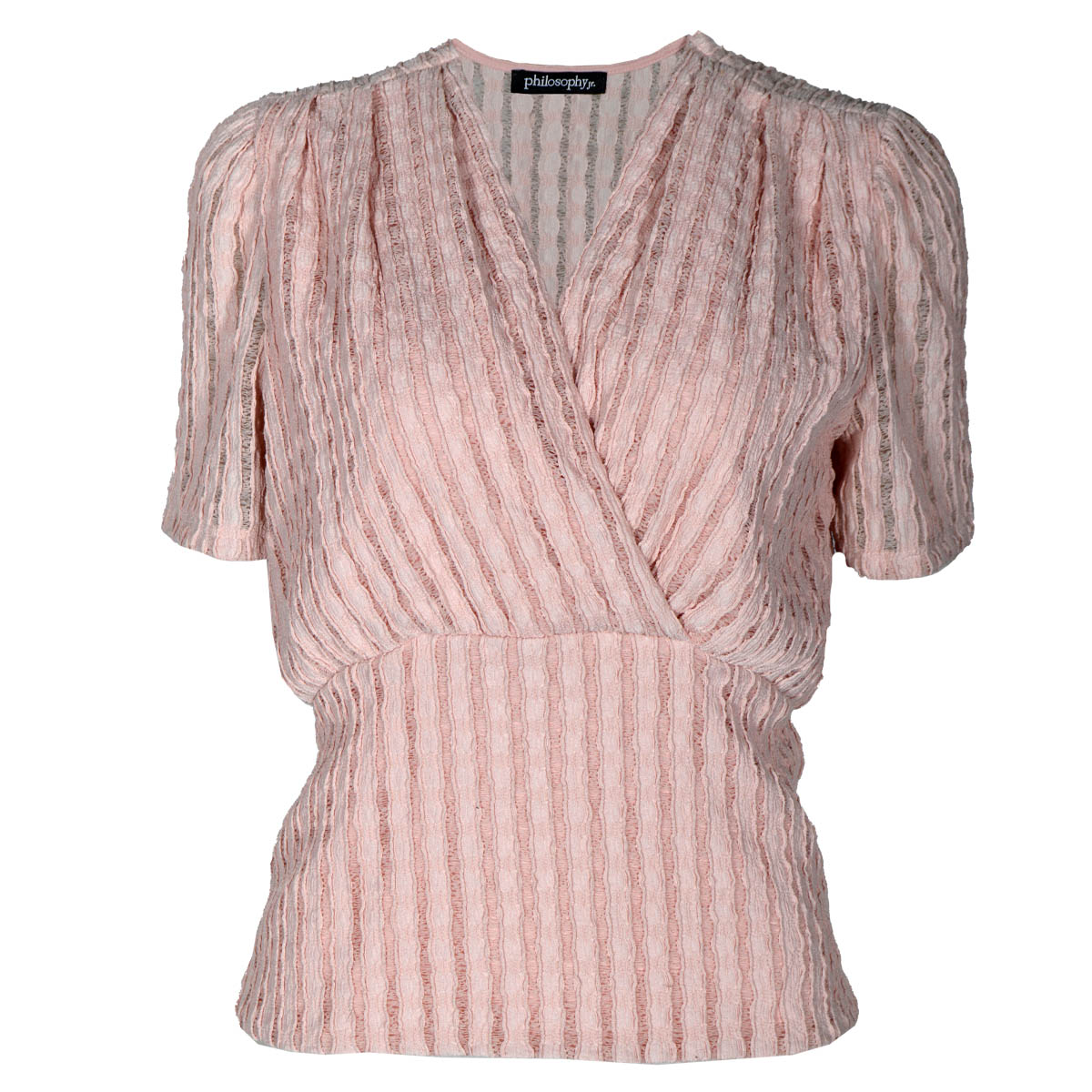 Blusa con Frente Cruzado Philosophy Talla Mediana para Mujer image number null