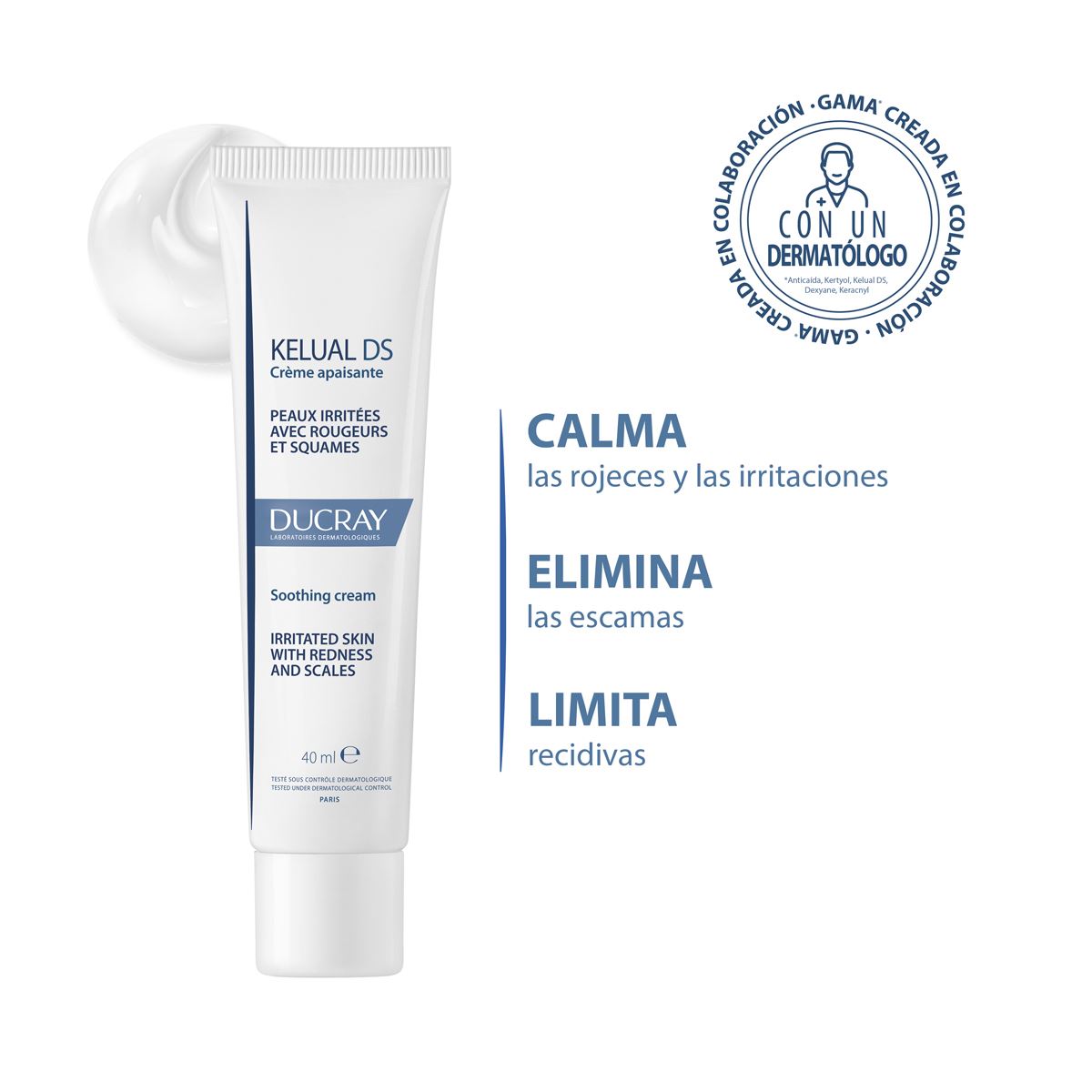 Ducray Kelual DS Crema Calmante Anti-Escamas 40ml image number null