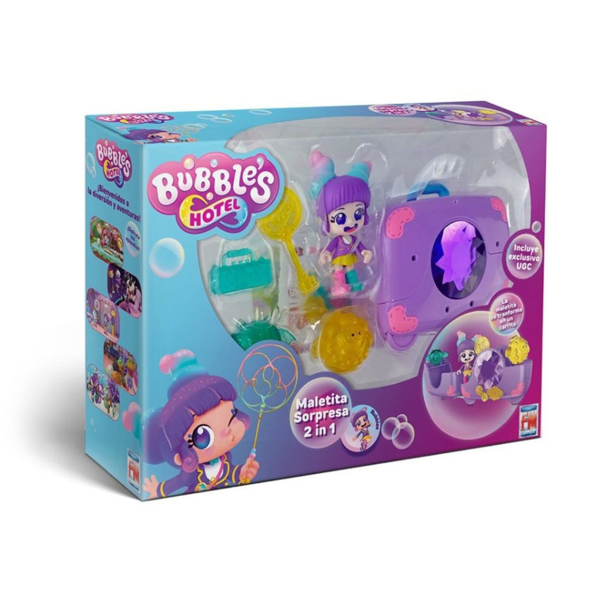 Set de Juego Maletita Sorpresa 2 en 1 Bubble´s Hotel ¡Colecciónalos Todos! image number null