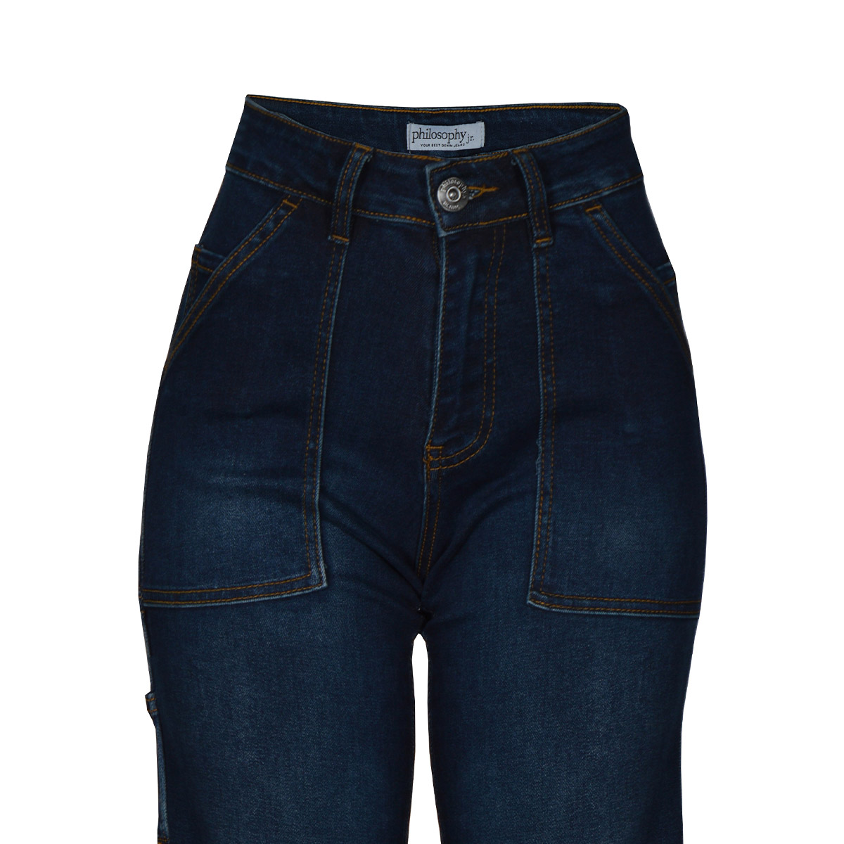 Jeans Pata Ancha Philosophy Talla 3 para Mujer image number null