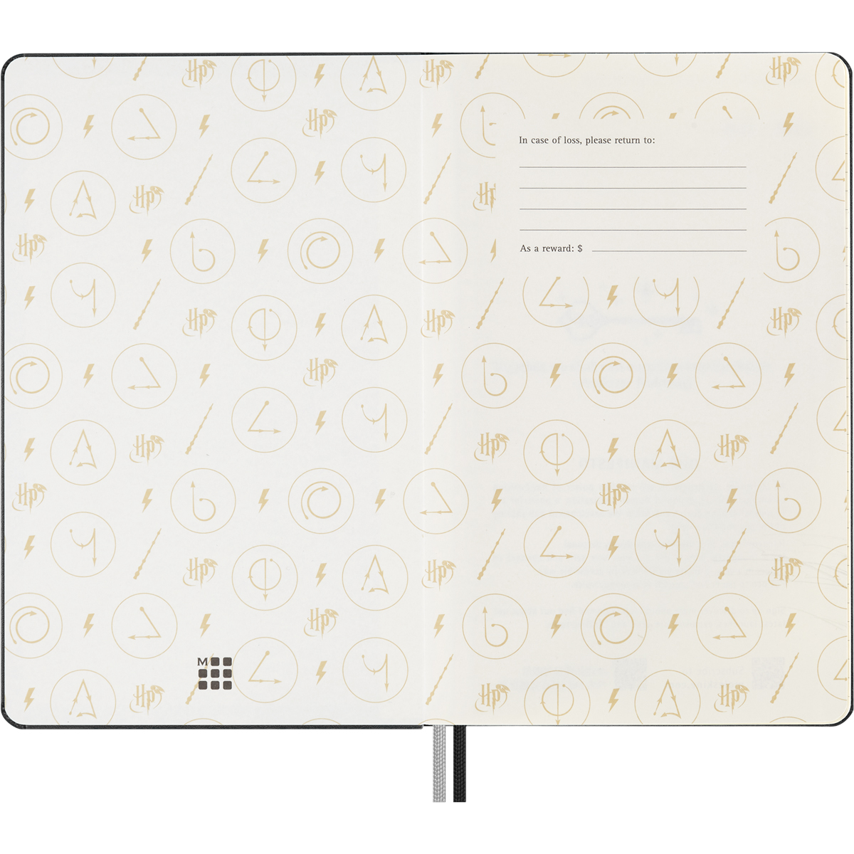 Kit de Regalo MOLESKINE con Libreta, Caja y Pluma Roller Lumos Harry Potter image number null