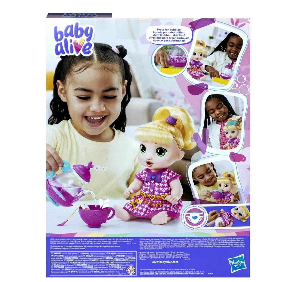 Muñeca Baby Alive Fiesta de Té Burbujeante LaLa GooGoo image number null