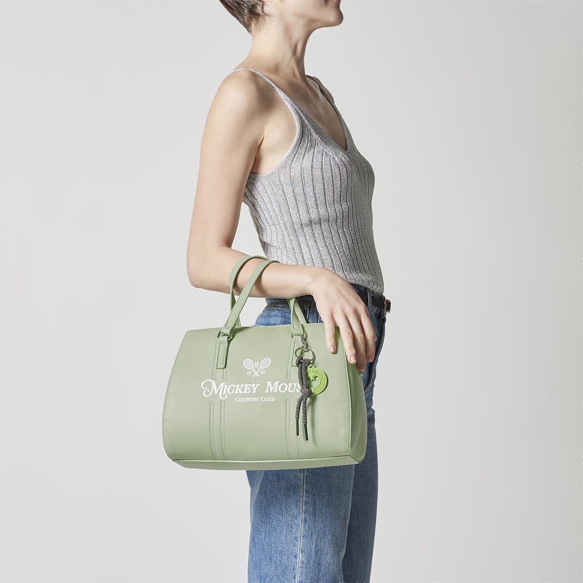Bolsa Satchel W Capsule Verde Claro para Mujer image number null