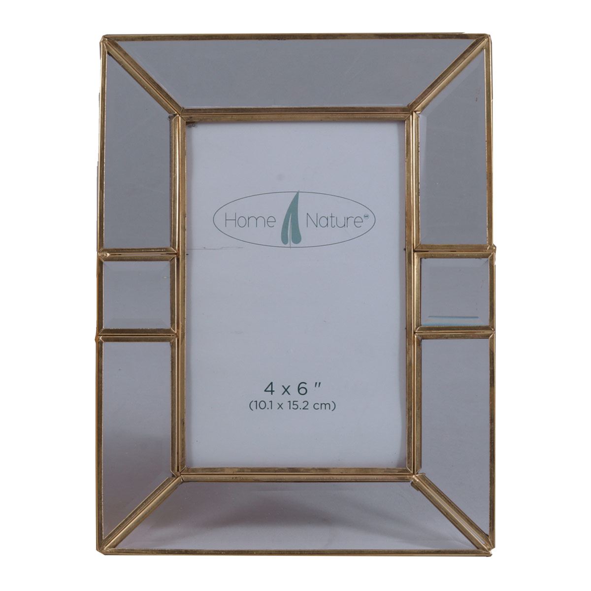 Home Nature portarretrato gold con bordes de metal 4*6" image number null