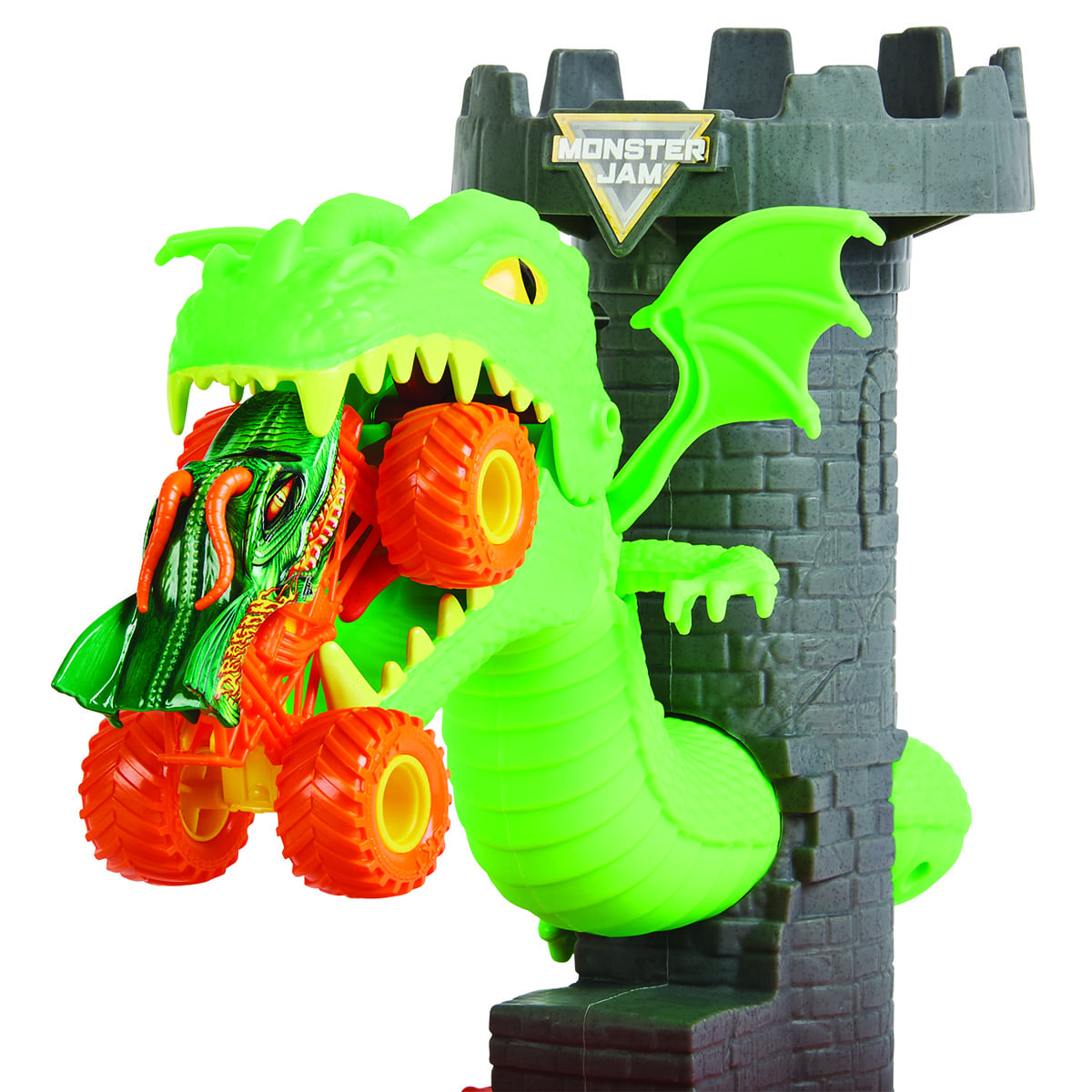 Escenario Oficial a escala Dueling Dragon de Monster Jam ¡Lanza para Derrotar al Dragón! image number null