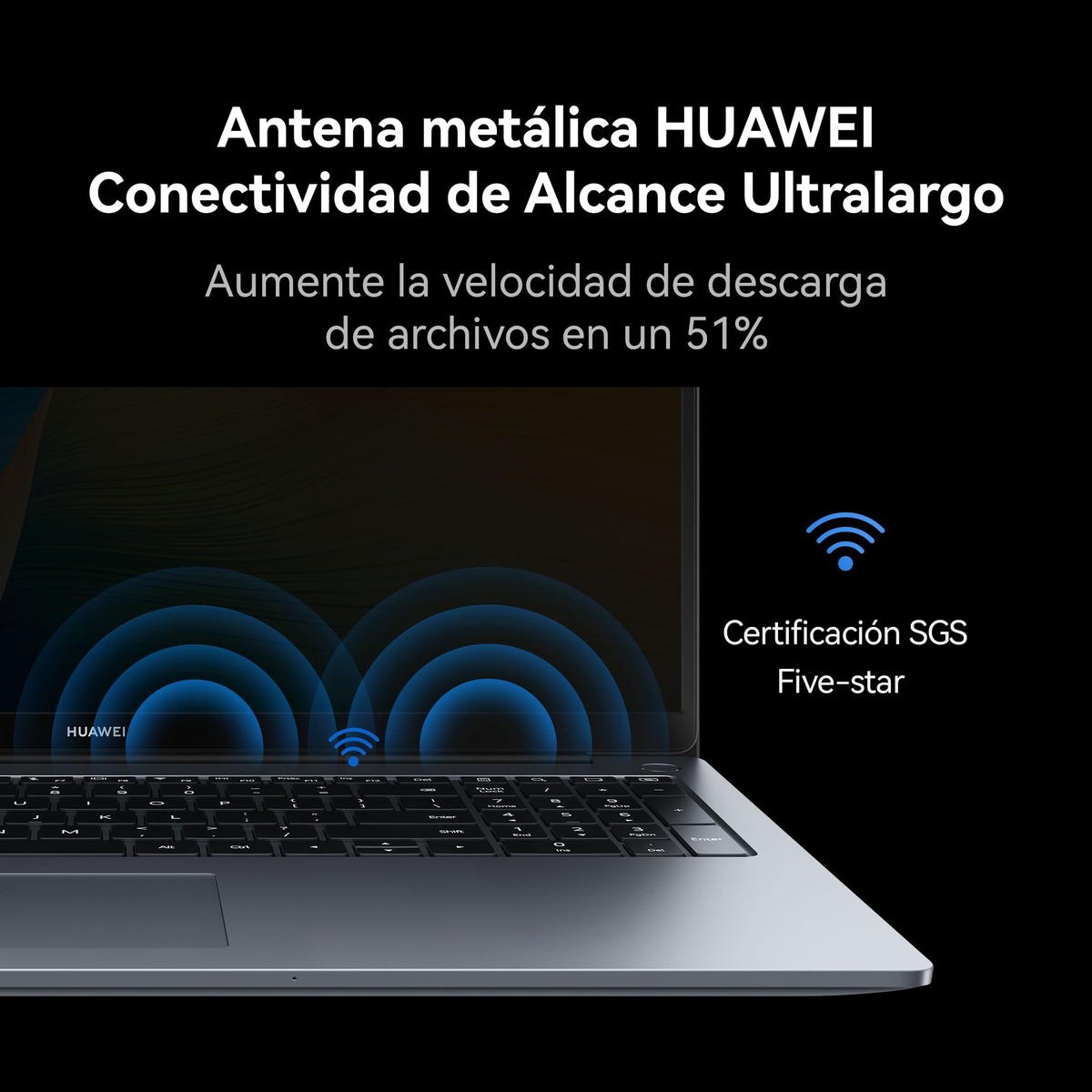 Laptop Huawei Matebook D16 16 Pulgadas Intel Core i9 13th 16GB RAM 1TB SSD image number null
