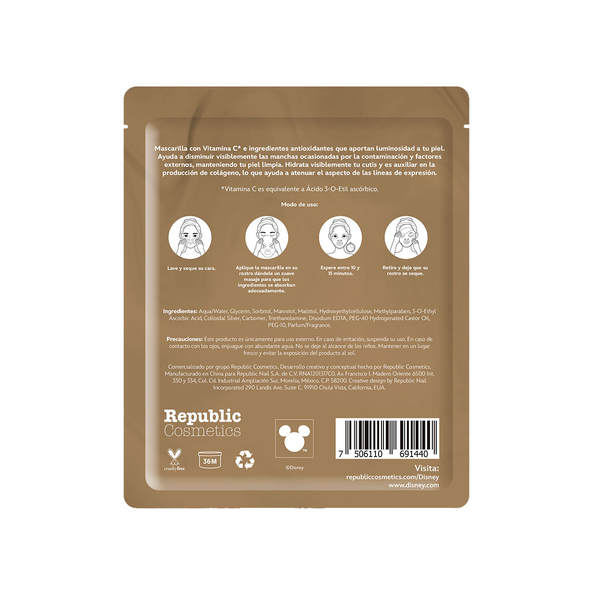 Mascarilla Individual Vitamina C Evil Queen image number null