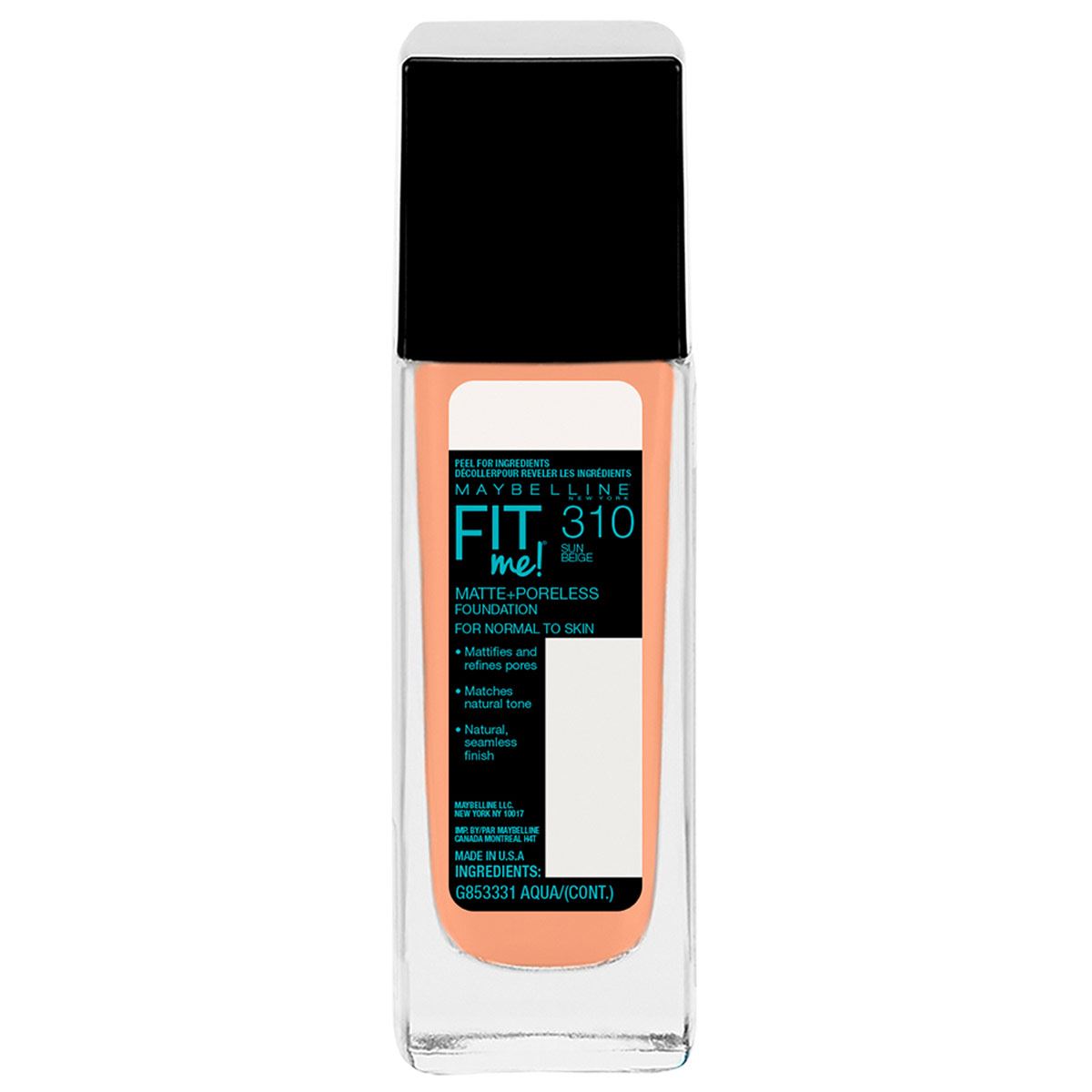 Base de Maquillaje Maybelline New York Fit Me! 310 Sun Beige 30ml image number null