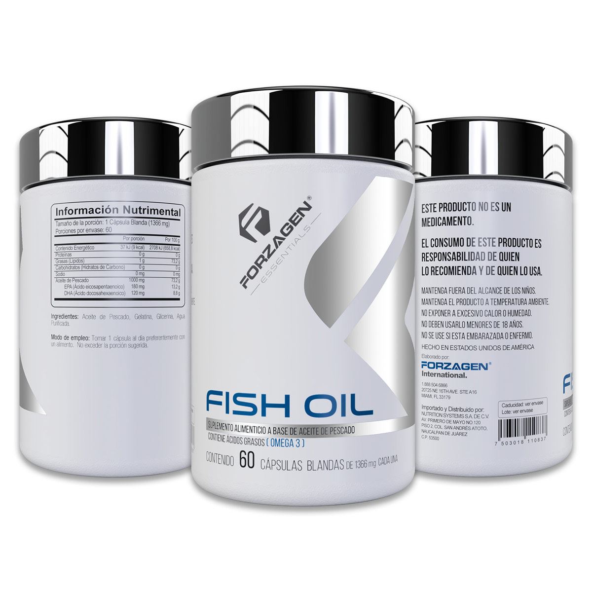 Fish oil 60 cap forzagen image number null
