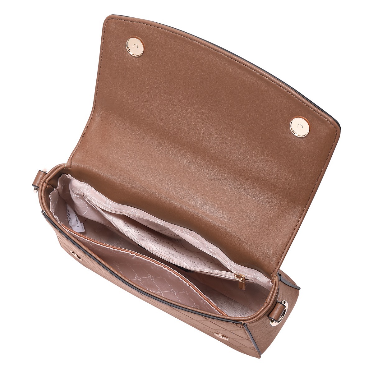 Bolso Satchel Enso Camel para Mujer image number null