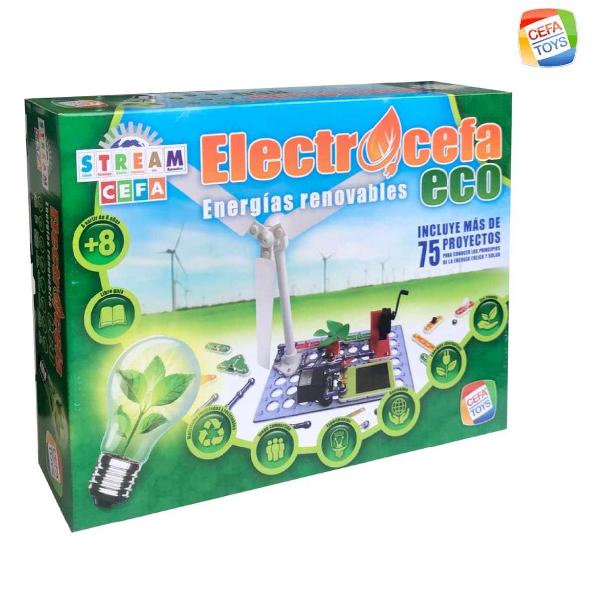 Set Juego Educativo Electrocefa Eco Energ&iacute;as Renovables Cefa Toys image number null