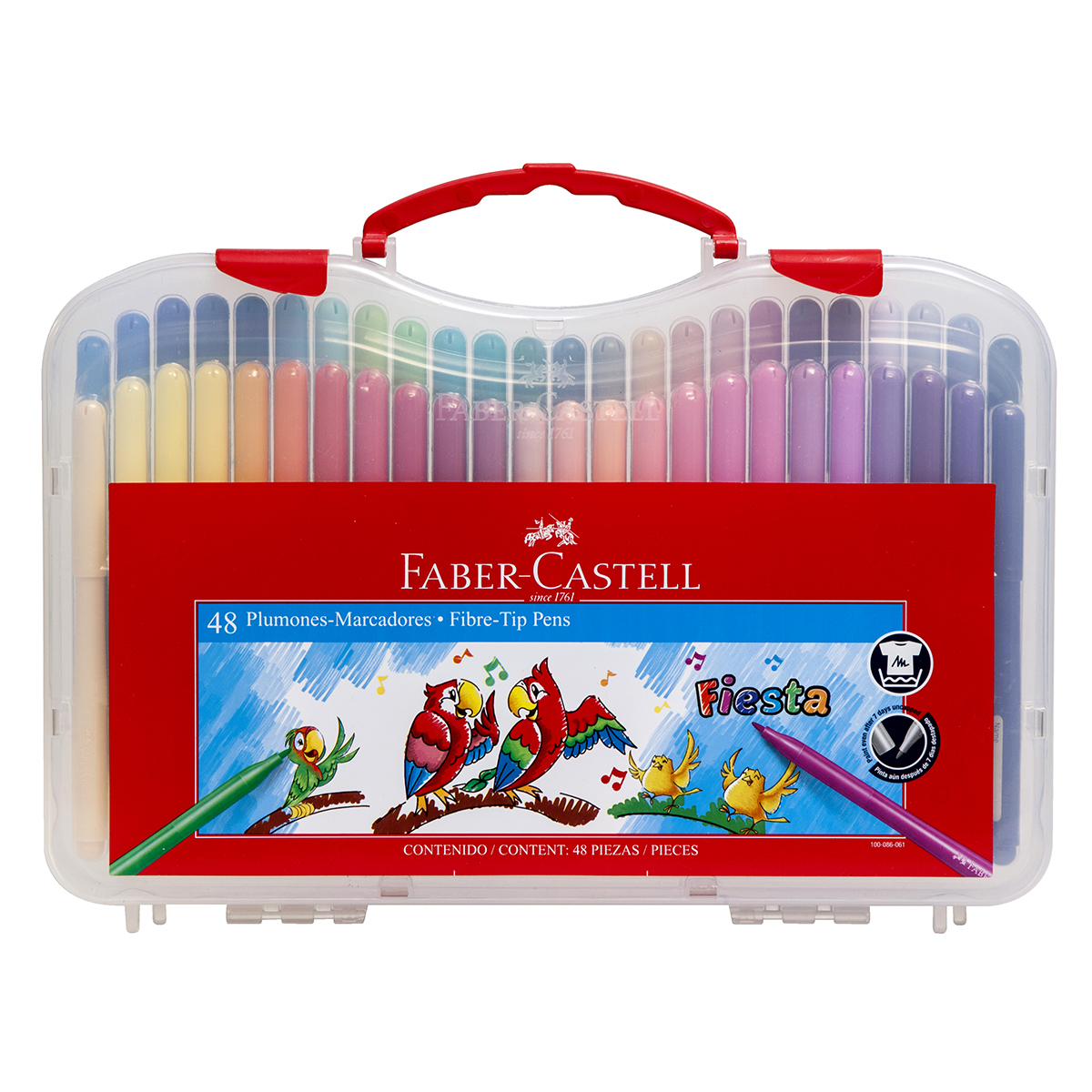 Plumon Fiesta 45 Rígido c/48 Faber Castell image number null
