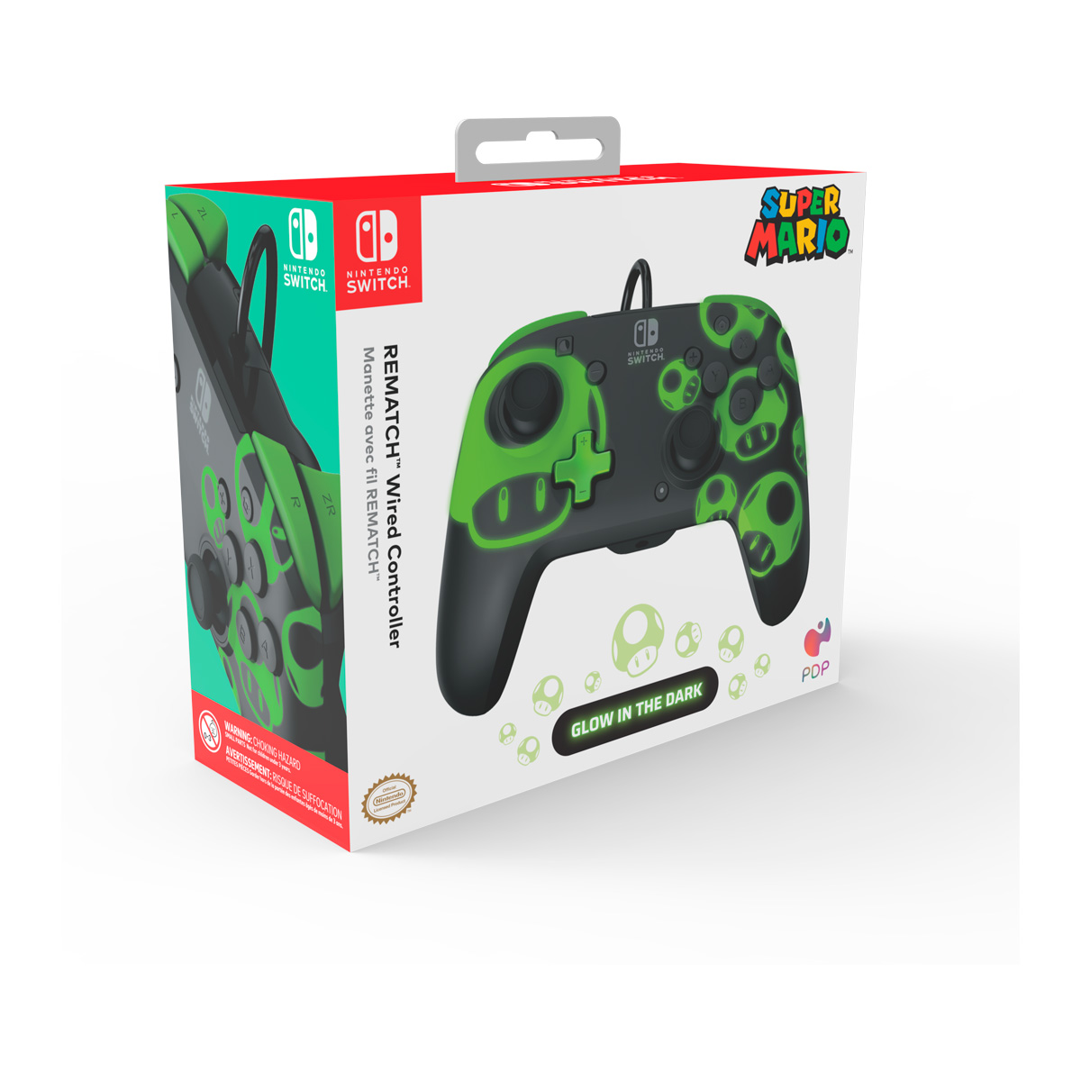 Control Nintendo Switch PDP The Dark Alámbrico image number null