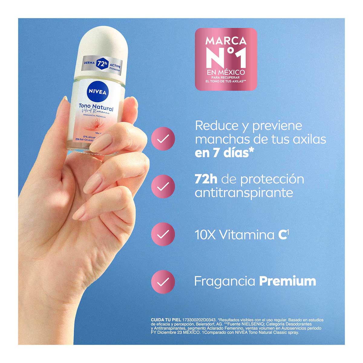 Desodorante en Roll On 50 ml Romance Velvet Nivea image number null