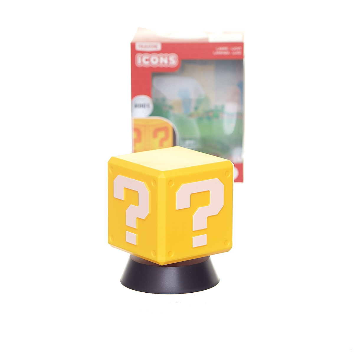 L&aacute;mpara Question Block Icon Super Mario image number null