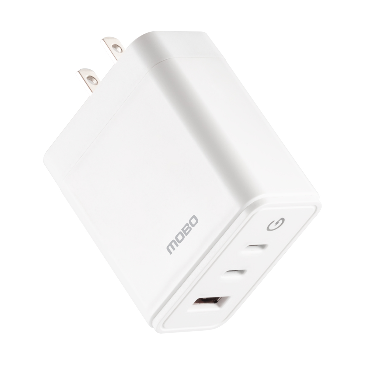 Cargador de Pared Mobo 65W 2 USB C 1 USB A Blanco Brisk image number null