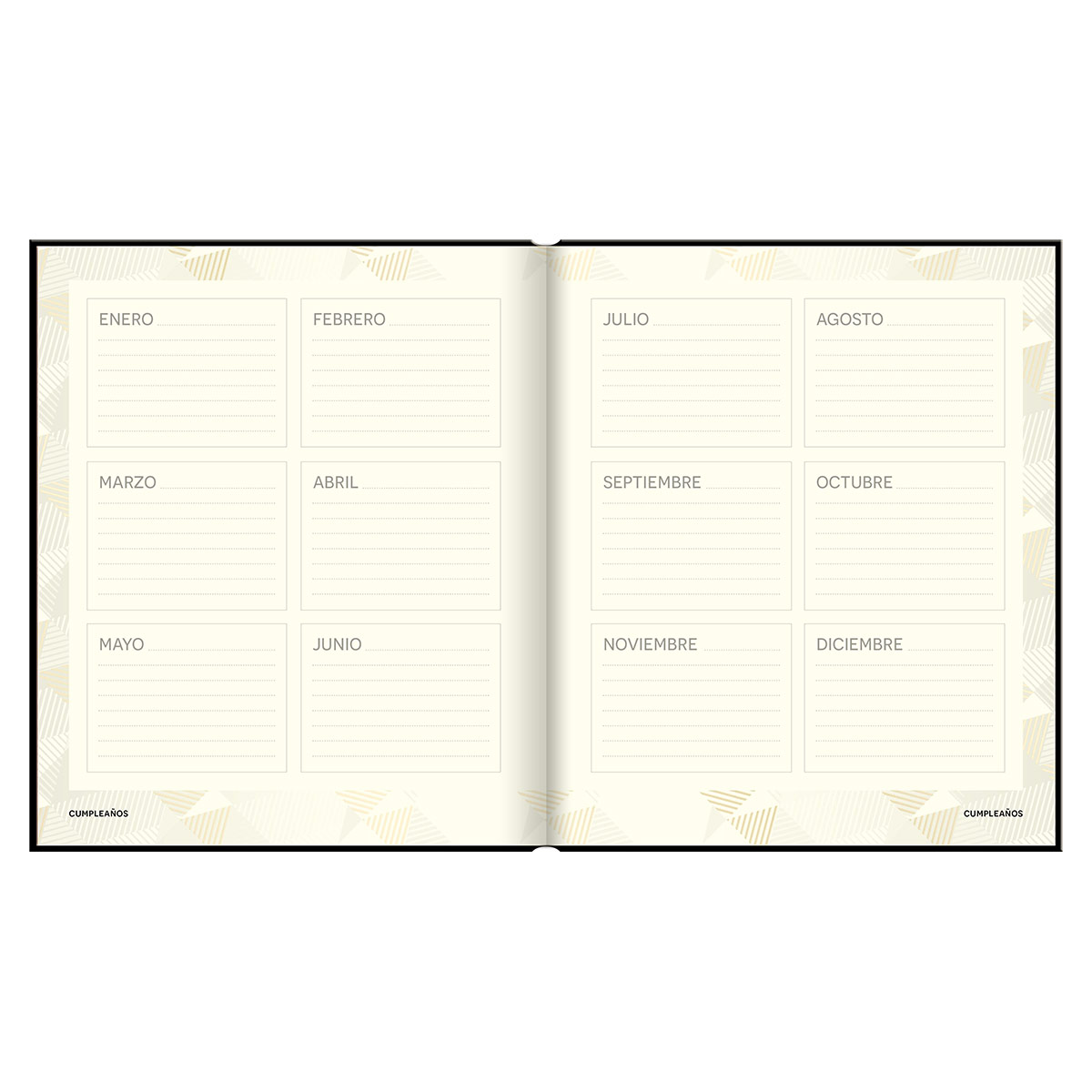 Agenda Black Diaria 2025 Premium Paper image number null