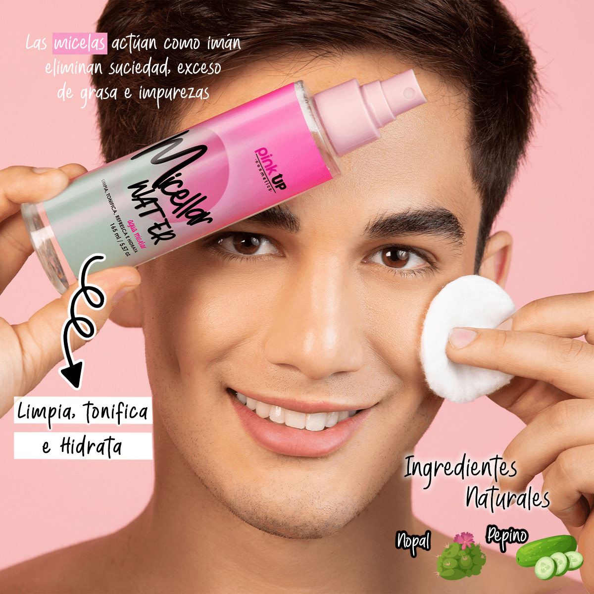 Agua Micelar Pink Up image number null