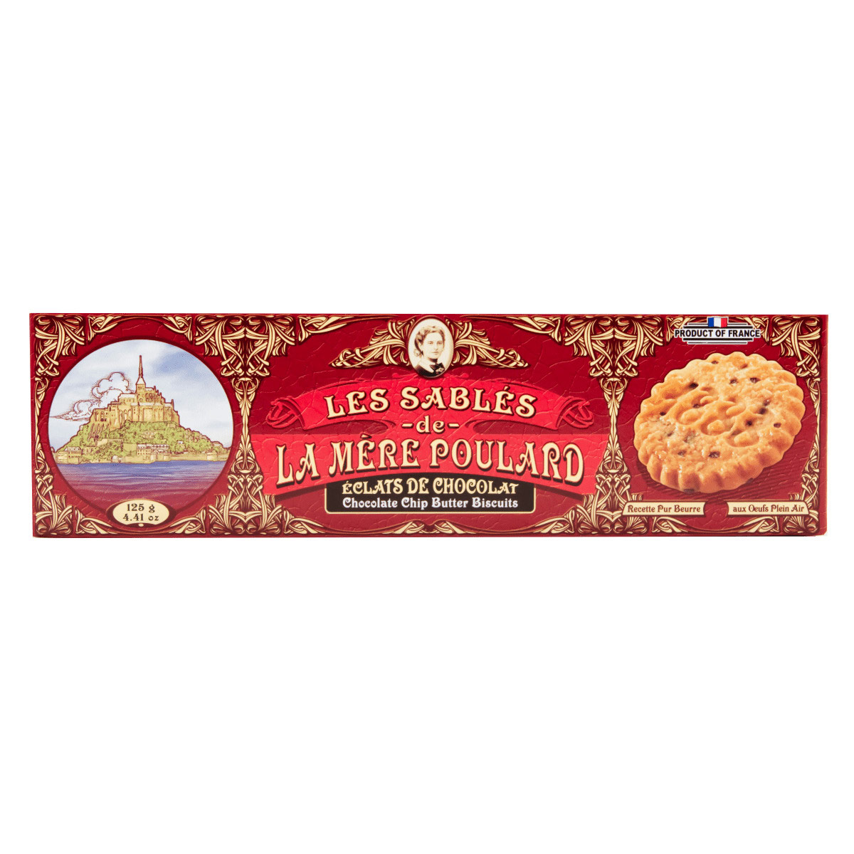 Galletas de Mantequilla Pura con Chispas de chocolate 125gr image number null