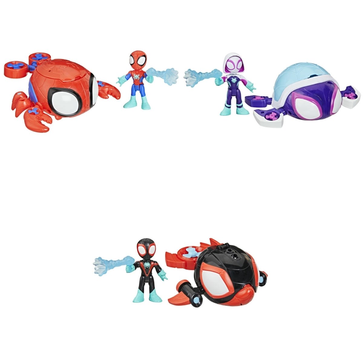 Set Spidey and his Amazing Friends Water-Webs Figuras y Veh&iacute;culos Cambio de Color Surtido image number null