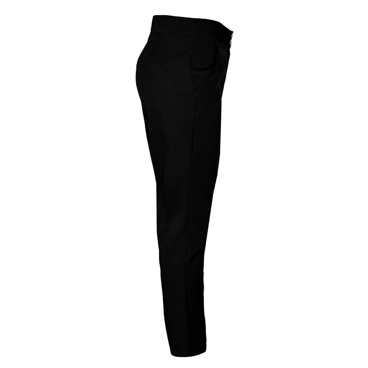 Pantal&oacute;n Liso Recto con Bolsillos Philosophy Color Negro Talla Grande para Mujer image number null
