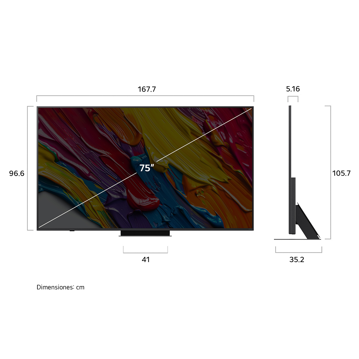 Pantalla LG de 75 Pulgadas 75qned83asg 4k Ai image number null