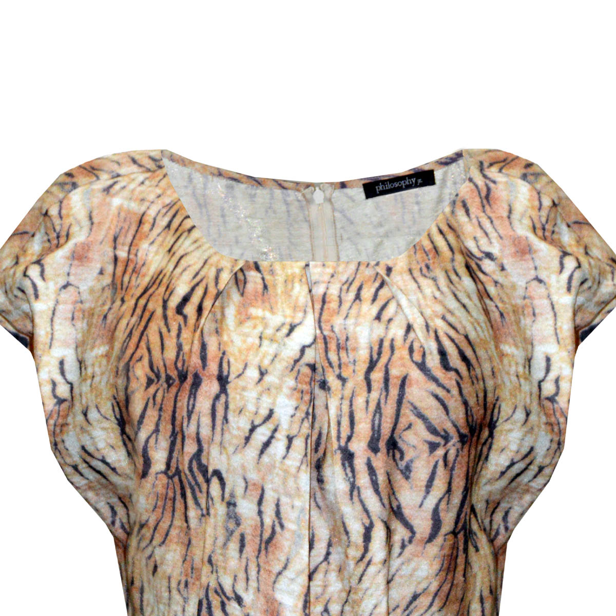 Vestido Corto con Cintur&oacute;n Philosophy Talla Chica para Mujer image number null