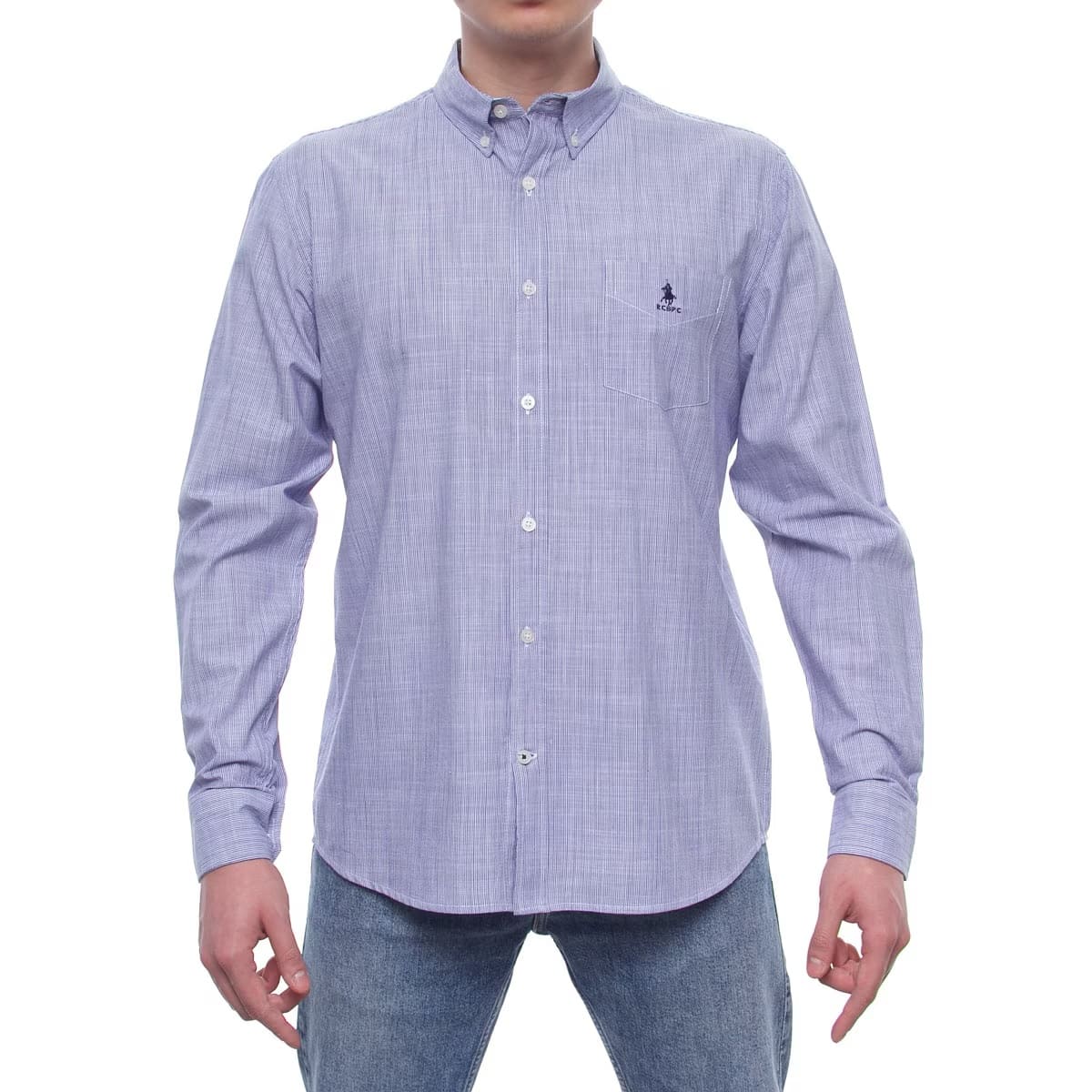 Camisa Casual Talla Mediana para Hombre Polo Club image number null