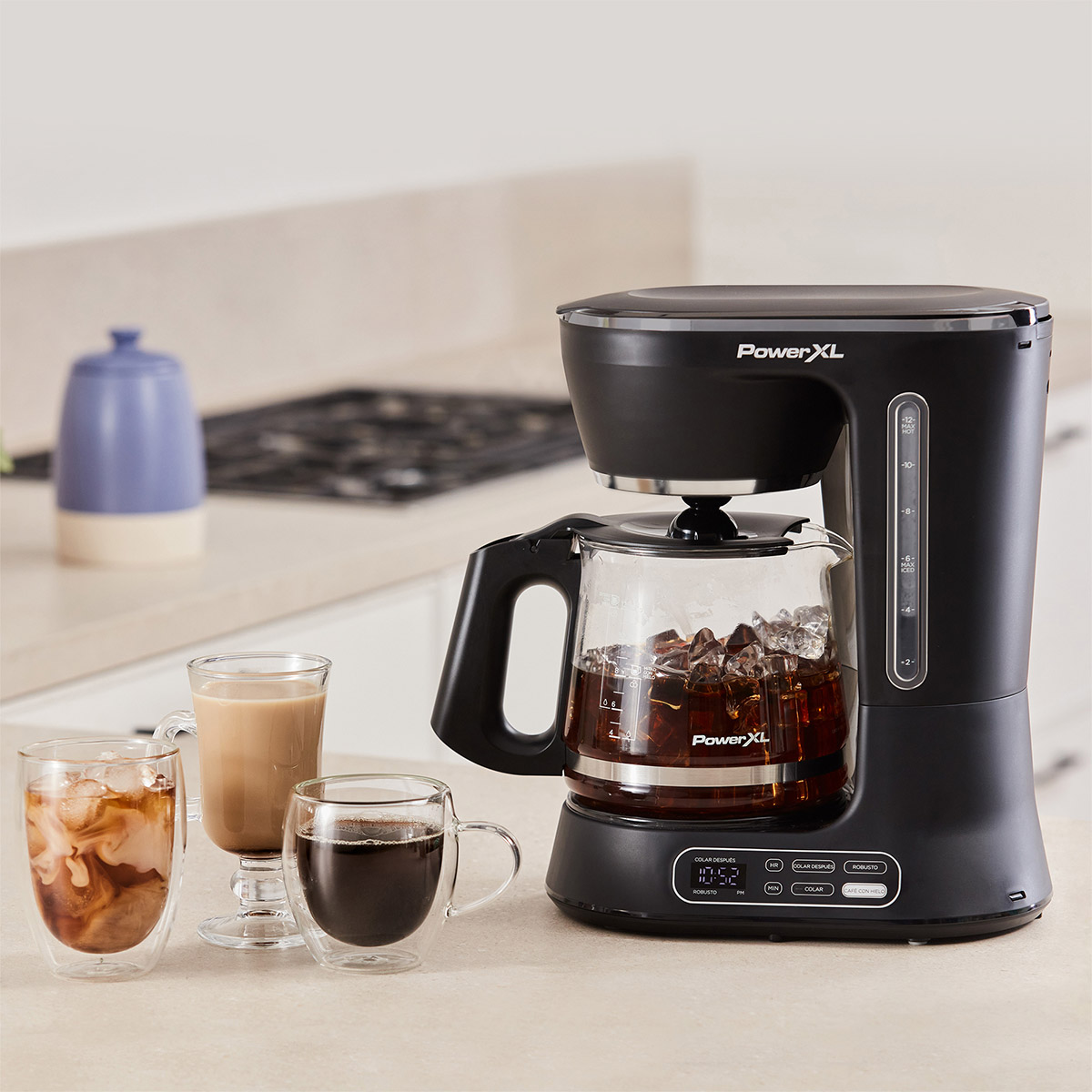 Cafetera Eléctrica Negro Power XL image number null