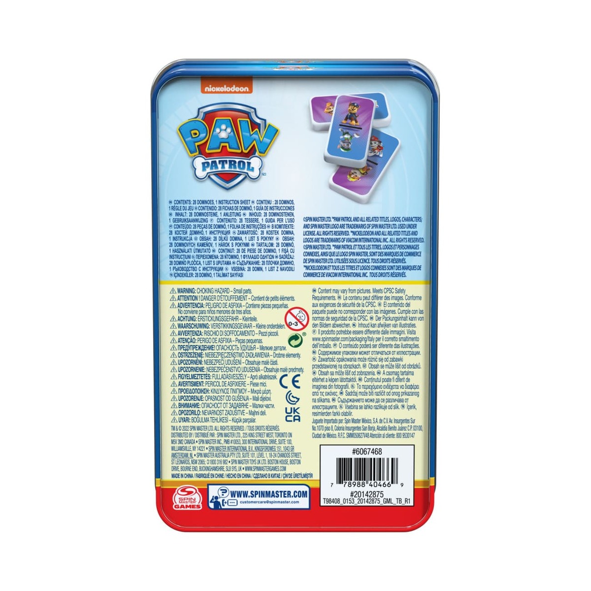 Domin&oacute; de 6 Paw Patrol image number null