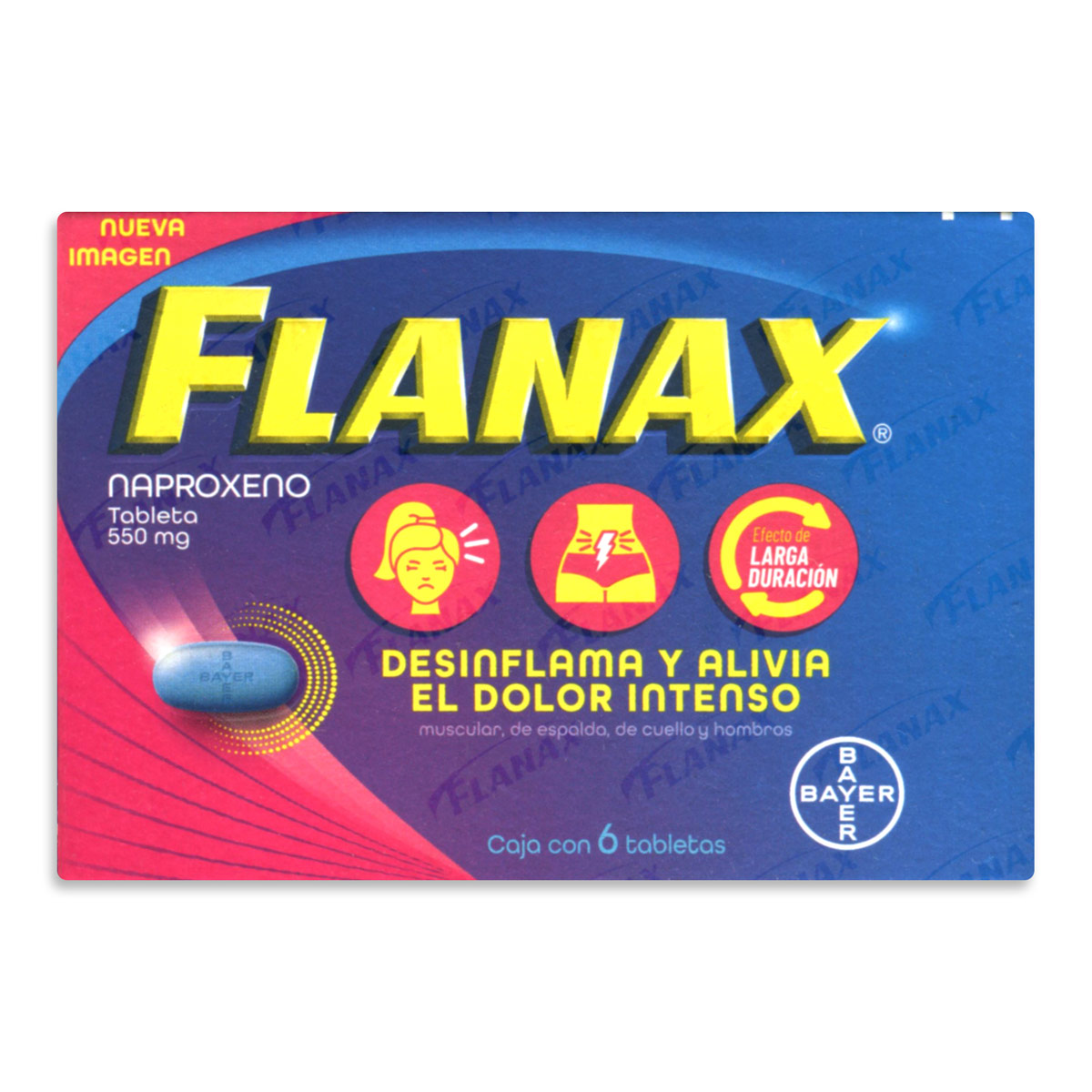 Flanax Fem 550mg 6 tabs image number null