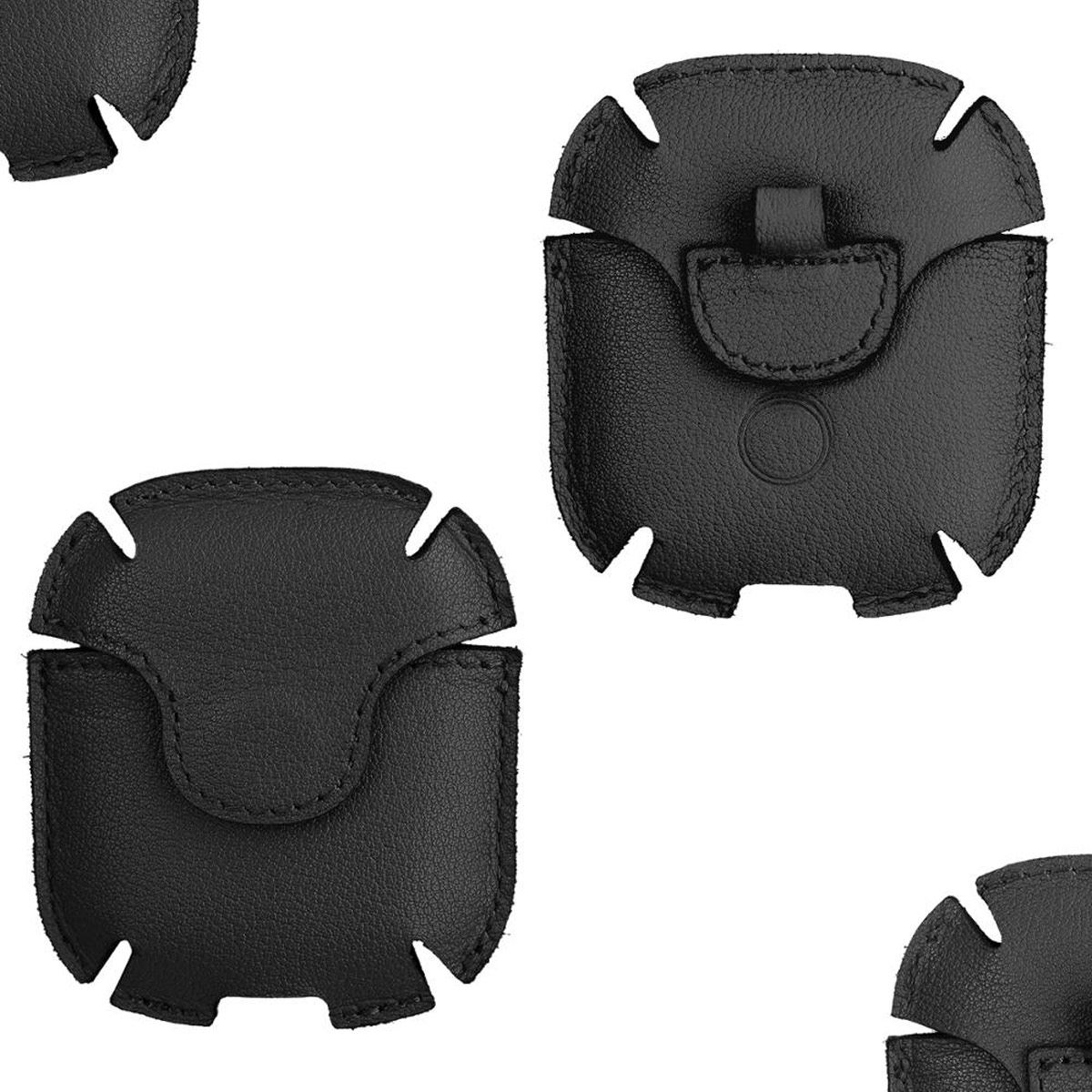 Funda de Piel Genuina para Airpods Xguo image number null