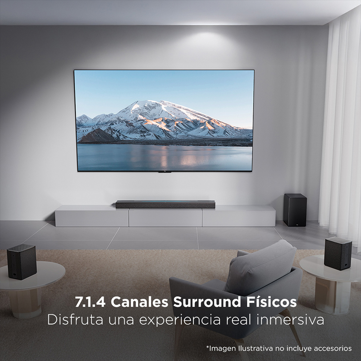 Barra de Sonido TCL Q85h 7.1.4 Canales image number null