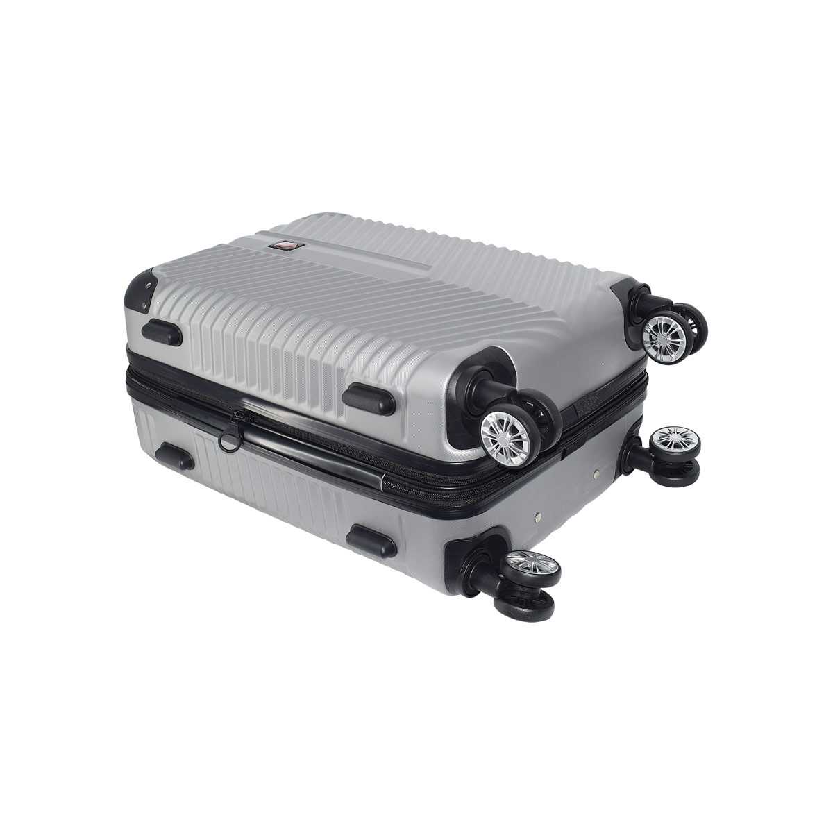 Maleta de Viaje con Llantas 20 Verbier2 Plata Royal Swiss" image number null