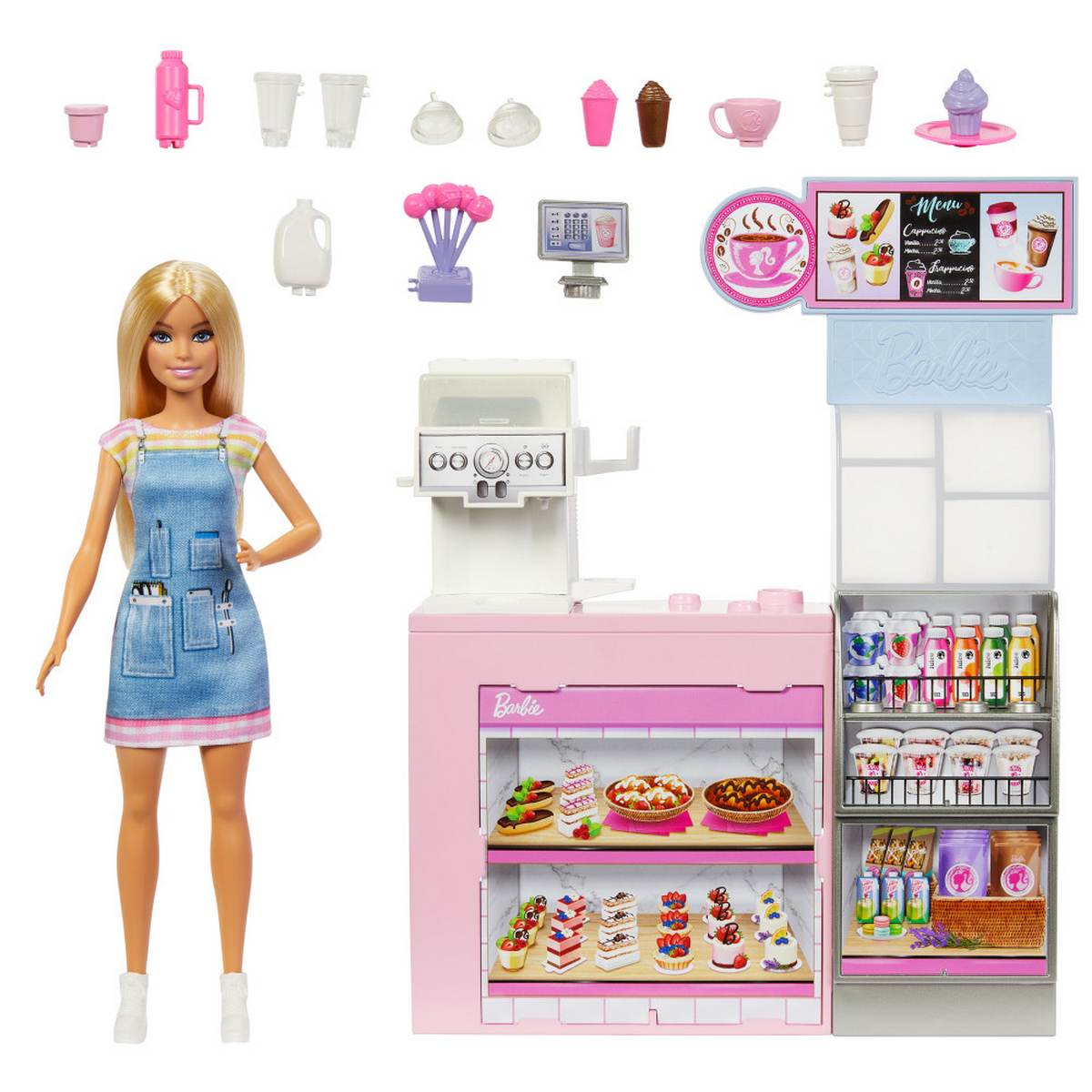 Set de Juego Diversi&oacute;n en la Cafeter&iacute;a Barbie Profesiones image number null