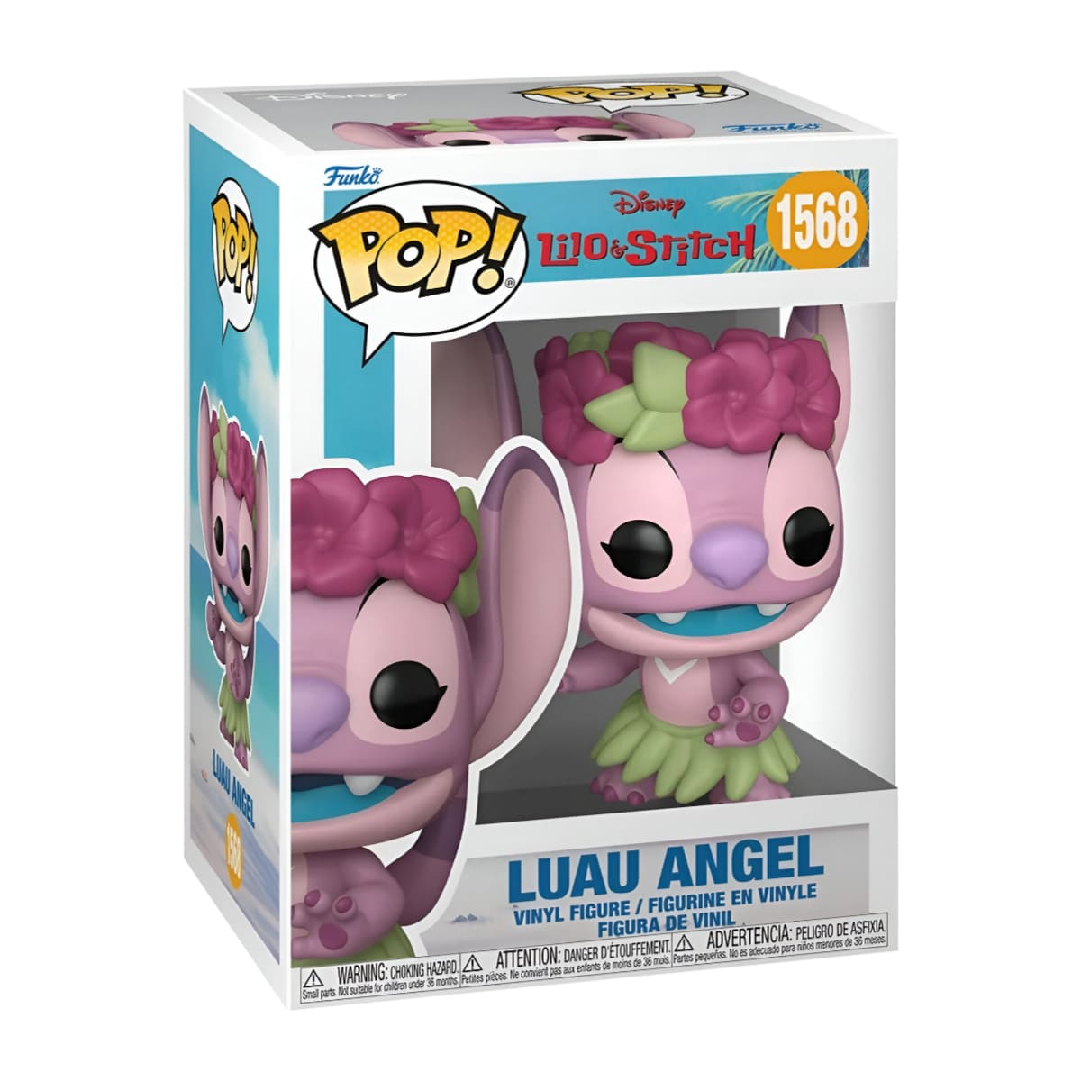 Funko Pop Disney Disney Lilo y Stitch Angel Fiesta hawaiana image number null