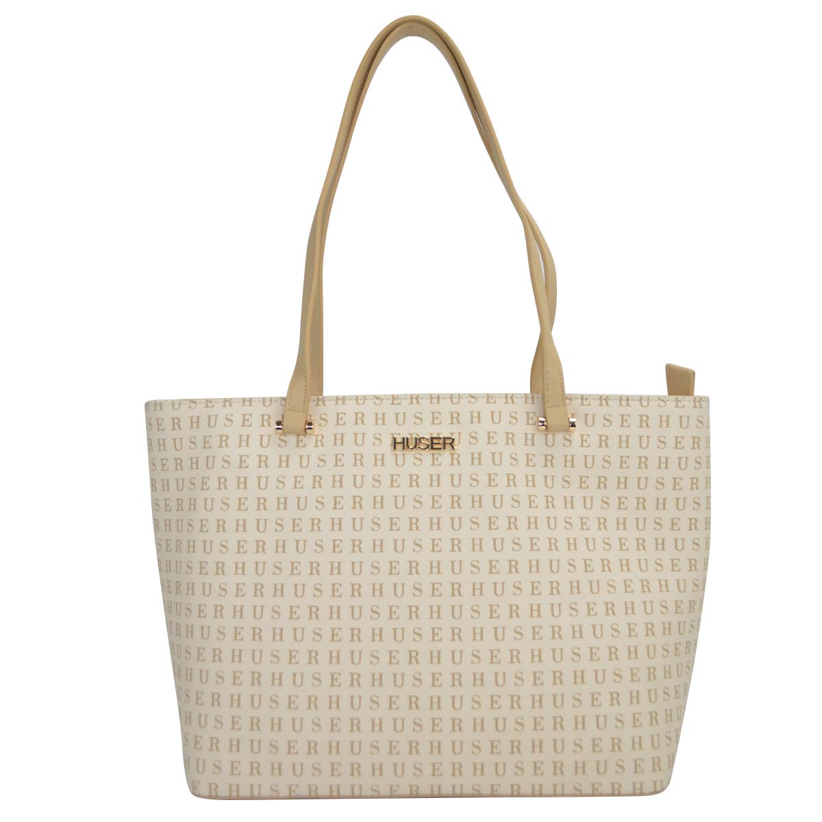 Bolsa Tote Huser Beige para Mujer image number null