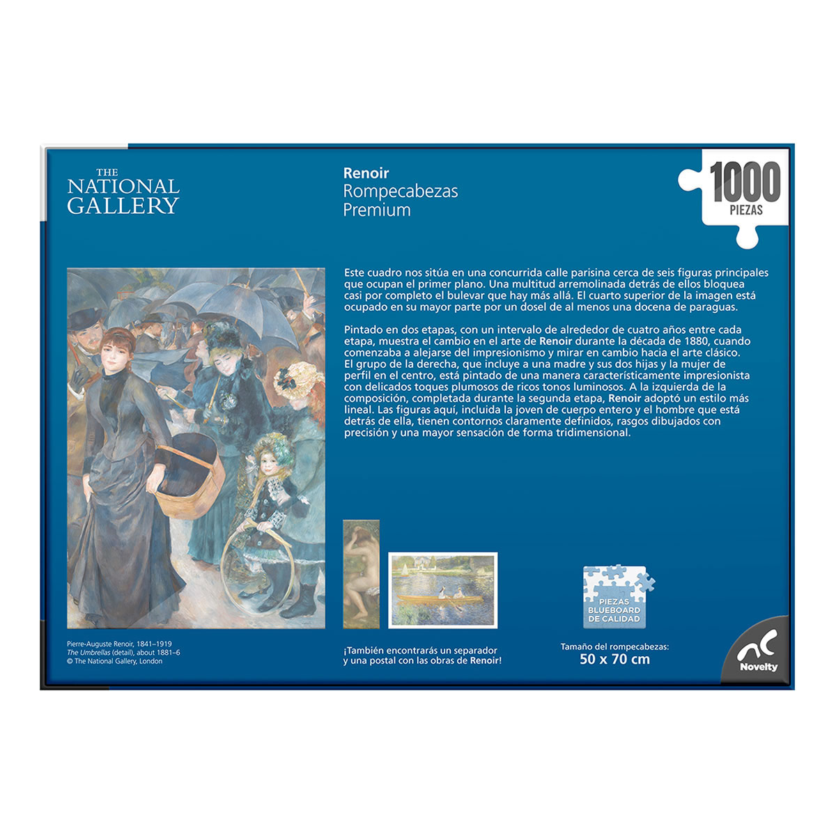 Rompecabezas Premium Renoir 1000 piezas image number null