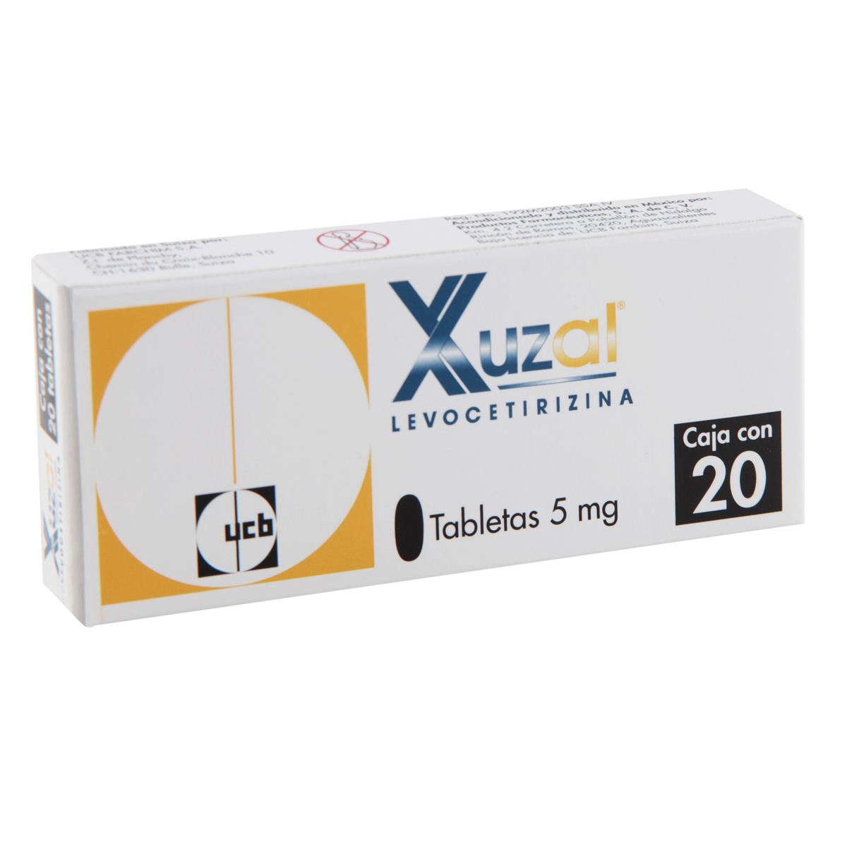Xuzal t 20 5mg image number null